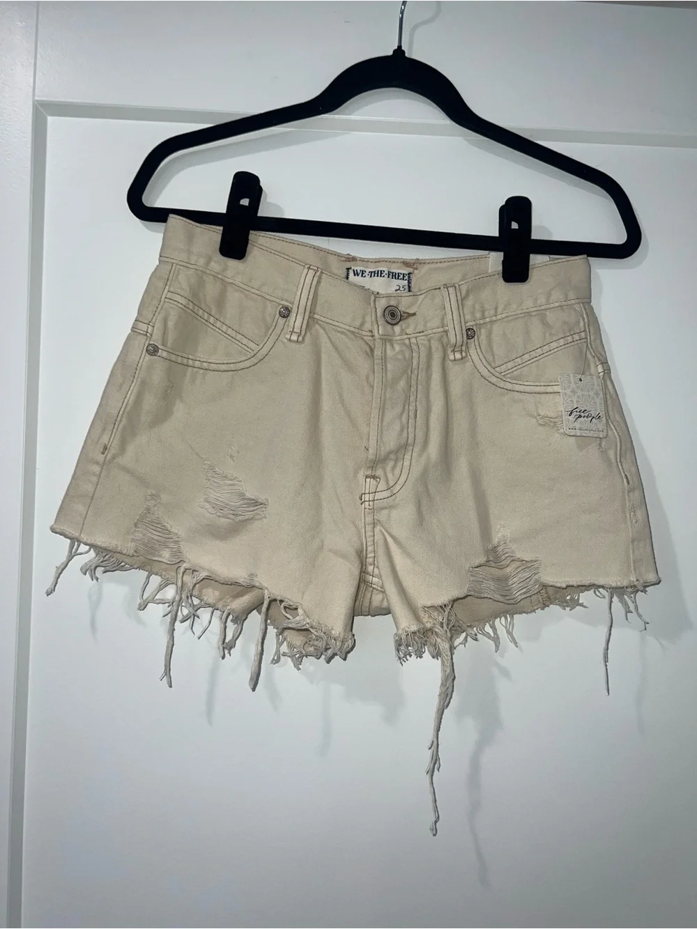 Free People Now Or Never Denim Short